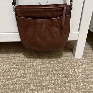 Coach Brown leather crossbody